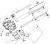 Esploso ricambi Soffiatore aspiratore elettrico PROGREEN PG 2413 BLE
