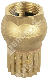 Valvola di fondo in bronzo