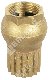 Valvola di fondo in bronzo