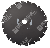 Disco 22 denti per decespugliatore