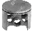 Pistone completo diametro 52 mm per motoseghe HUSQVARNA