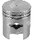 Pistone completo diametro 50 mm per motori ROBIN