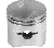 Pistone completo diametro 39 mm per decespugliatori TAYA - SANDRIGARDEN - HARRY