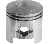 Pistone completo diametro 40 mm per decespugliatori ZENOAH - KOMATSU - RED MAX