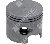 Pistone completo diametro 40 mm per motoseghe SHINDAIWA