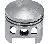 Pistone completo diametro 43 mm per motori MITSUBISHI