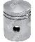 Pistone completo diametro 46 mm per motori VOLPI E BOTTOLI