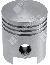 Pistone completo diametro 58 mm per motori BETA
