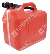 Canestro in plastica per carburante con tubo riempimento