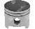 Pistone completo diametro 39.9 mm per decespugliatori ZOMAX