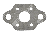 Guarnizione flangia termica per decespugliatori ZOMAX 4.019.0061.02