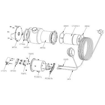 Esploso ricambi Elettropompa sommersa ELPUMPS NEPTUN INOX