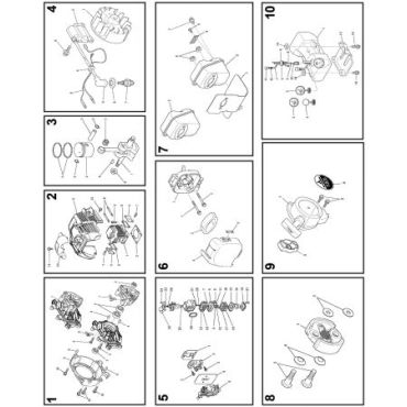 Esploso ricambi DECES KAAZ SING. V256S MITSUBISHI TLE27