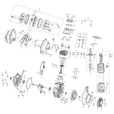 Esploso ricambi Motogeneratore inverter DUCAR D 2000iS
