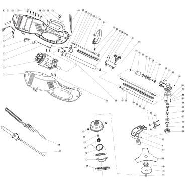 Esploso ricambi Multitool elettrico NOVATEC NEM 1200