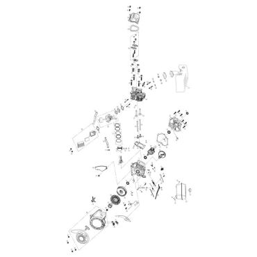 Esploso ricambi Motopompa a scoppio DUCAR DP 40