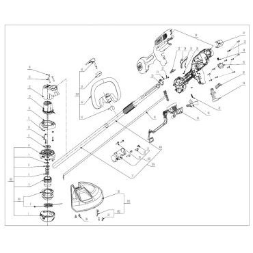 Esploso ricambi Decespugliatore a batteria EGO ST1300E-S