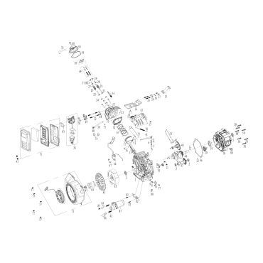 Esploso ricambi Motogeneratore DUCAR DG 9250 E