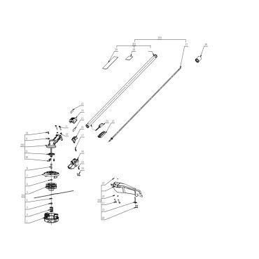 Esploso ricambi Applicazione decespugliatore a filo STA 1600 EGO PH 1420 E