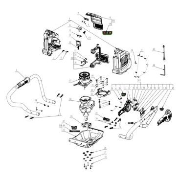 Esploso ricambi Trivella EGO PHA 7400E