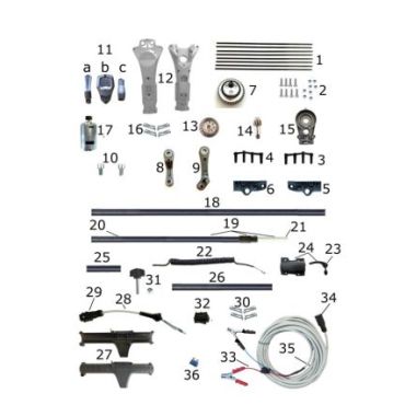 Esploso ricambi Scuotiolive a batteria MAGIKO 4.0 TELESCOPICO