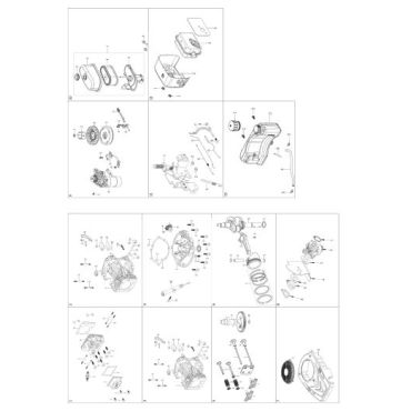 Esploso ricambi Rider a scoppio ATTILA AT 924 M