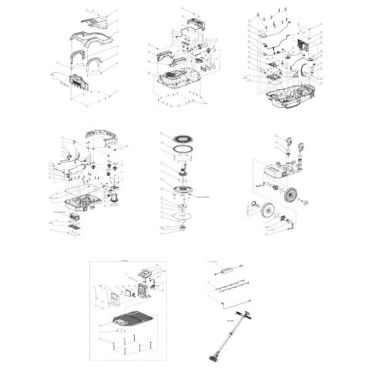 Esploso ricambi Robot rasaerba a batteria EGO AURA-R2 RMR 1500 E