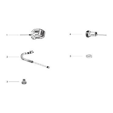Esploso ricambi Pompa sommersa a batteria 0781 CA