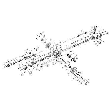 Esploso ricambi Corpo pompa completo ASP2525