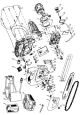 Esploso ricambi Motosega a batteria passo 1/4 ZOMAX ZMDC502