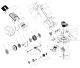 Esploso ricambi Rasaerba a scoppio BLX BXT 5117 SHQ