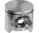 Pistone completo diametro 40 mm per motoseghe HUSQVARNA