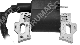 Bobina accensione per rider ALPINA - CASTOR - CASTELGARDEN - GGP - STIGA - MOUNTFIELD 118550255/0