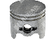 Pistone completo diametro 30.5 mm per motoseghe ZOMAX